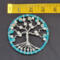 This tree measures 3 inches and is small enough for the car rear view mirror small room decor